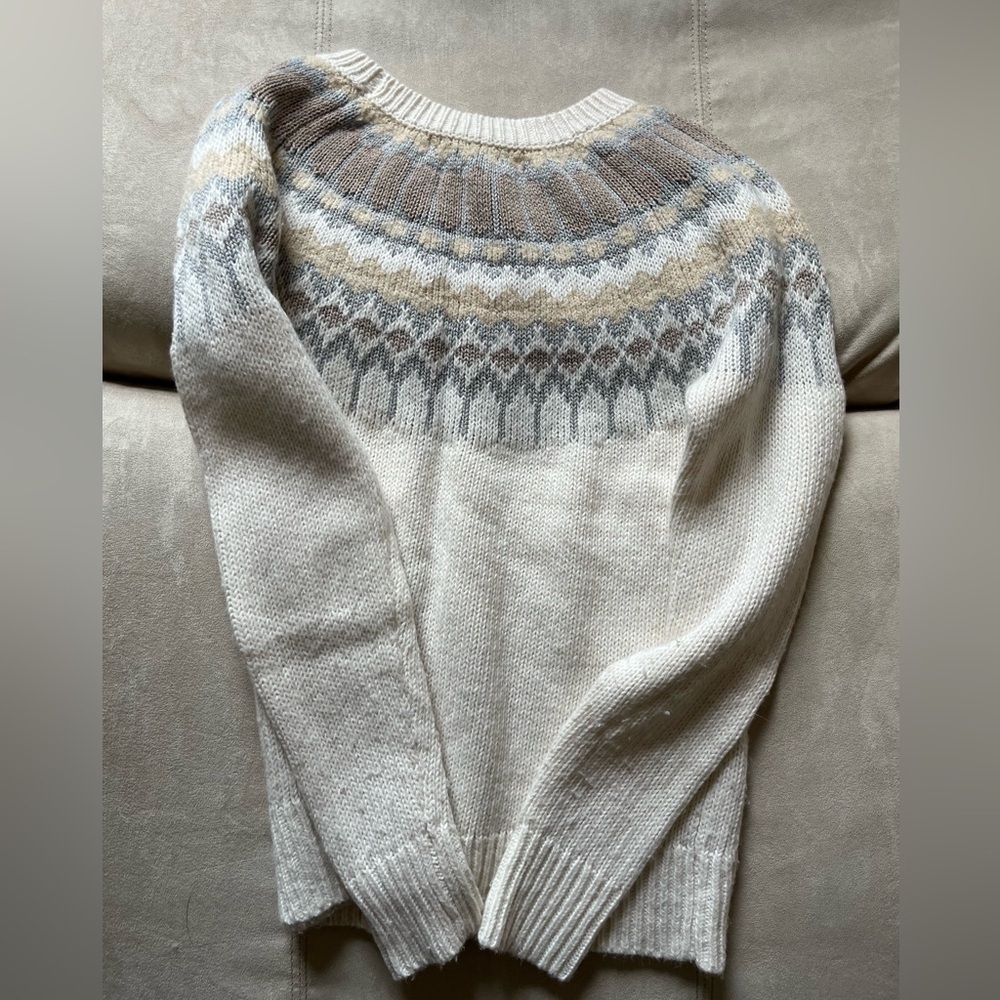 Banana Republic Fair Isle Cotton/Wool Bend - Picture 1 of 4